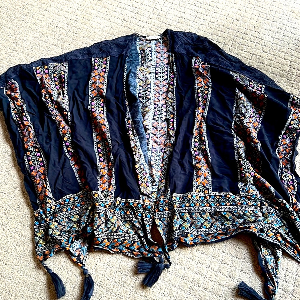 Short Floral Kimono
